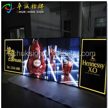 New Arrival Silk Print Acrylic Customized Front Lit Advertising
