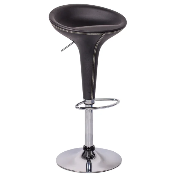 Keuken bar stoel in hoge weerstaanbare pu abs met chromen poten ...