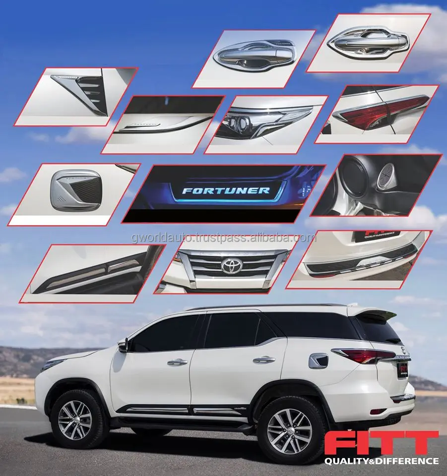 Chrome Molding Set Untuk Toyota Fortuner Semua Baru 2016 Buy