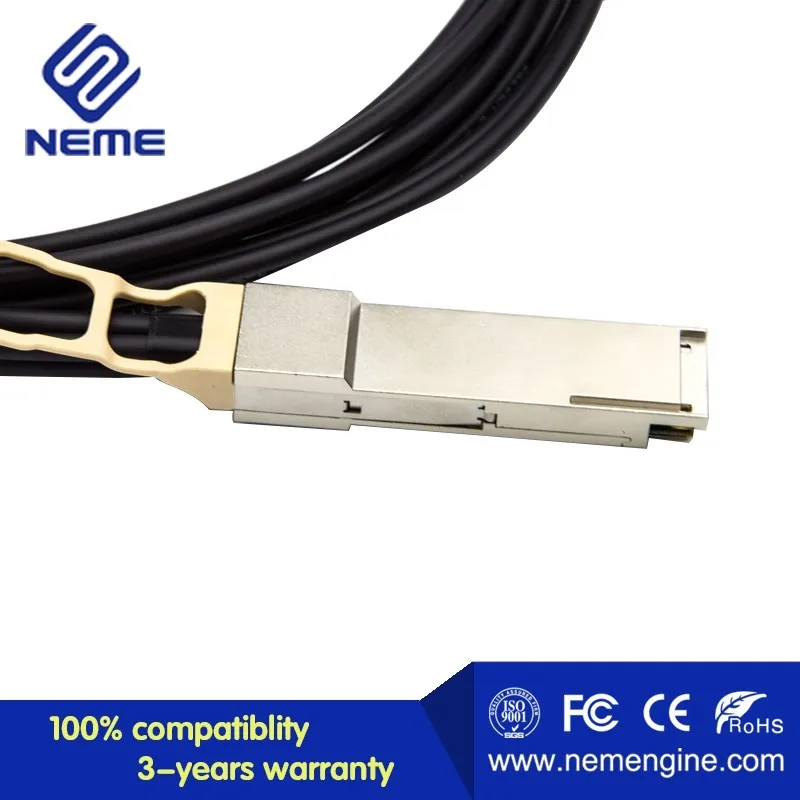 Fortinet Compatible Fg-tran-qsfp-4xsfp-1m 40g Qsfp To 4x10g Sfp+