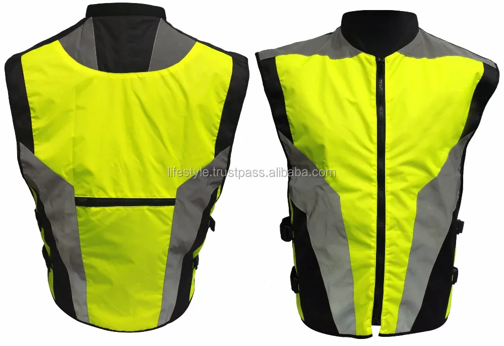 Led Lighted Safety Vest Reflective Fluorescent Safety Vest Blue Buy