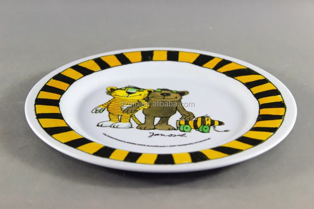 Own Design Melamine Round Dish For Baby