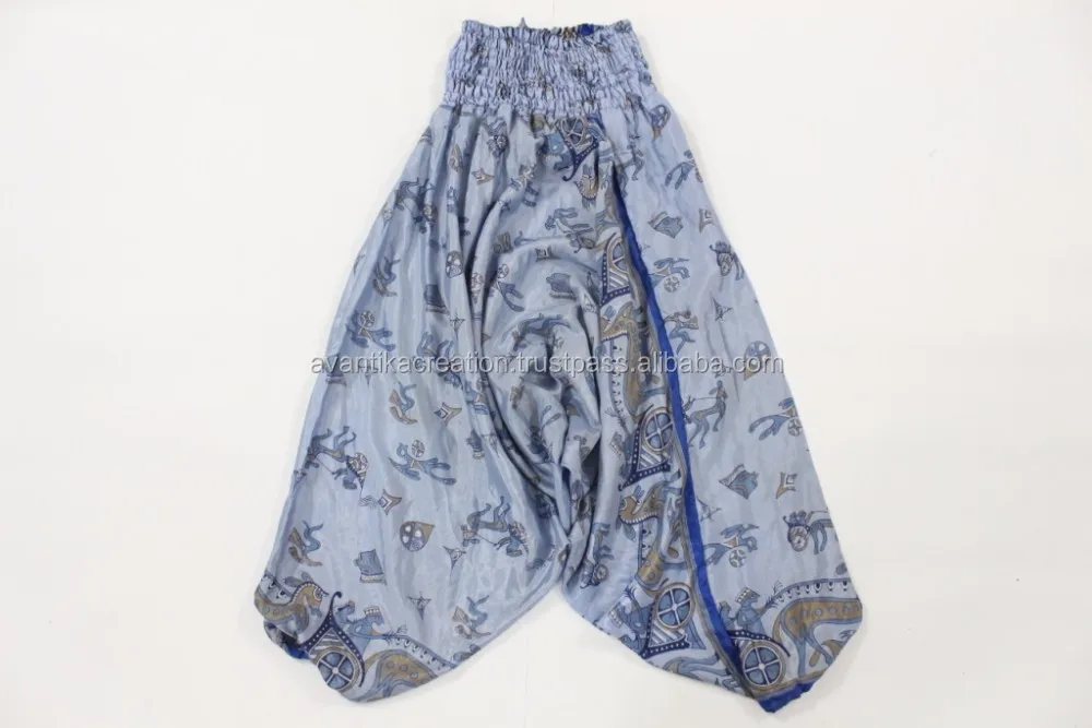 1970s Gauzy Indian Harem Pants