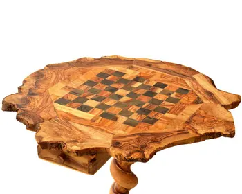 Best Gift Hand Carved Chess Set Olive Wood Board Hand Carved Chess Set Olive Wood Board