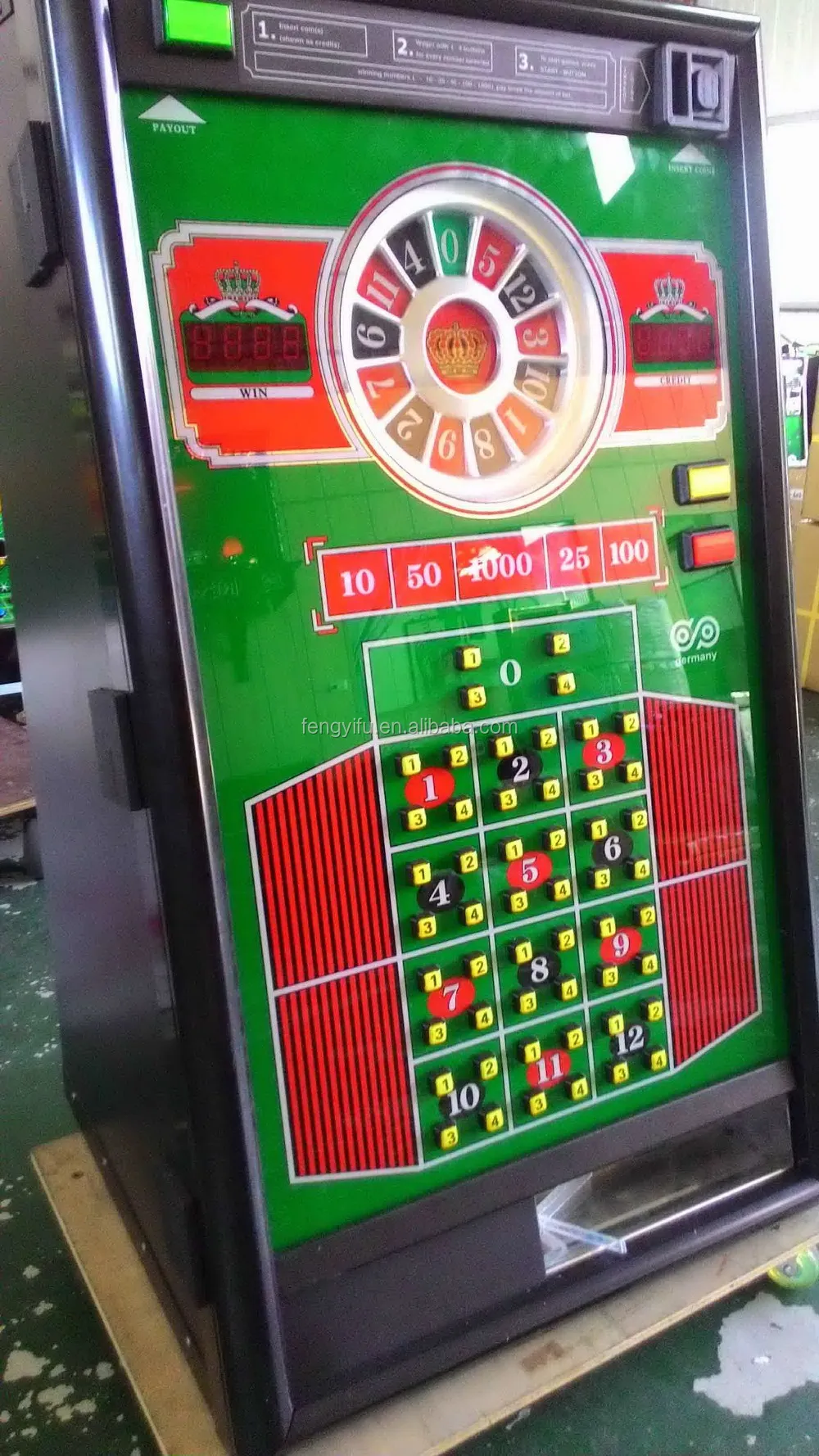 Fr05 Bergmann Roulette Arcade Game Machine Buy Roulette Machine