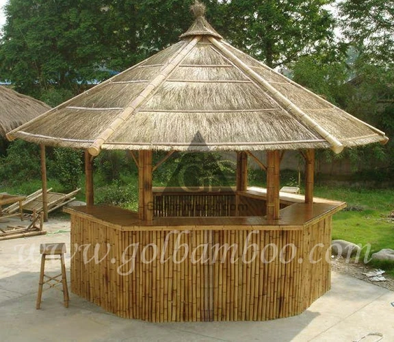 Gartenmöbel bamboo tiki bar hütte bambus bar für resoft haus ...