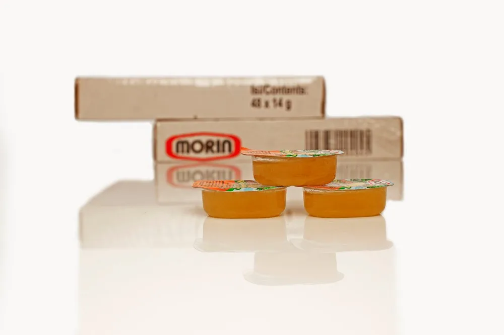 Morin Spread Jam Portion Pack 48 X 14 G Strawberry Pineapple Orange