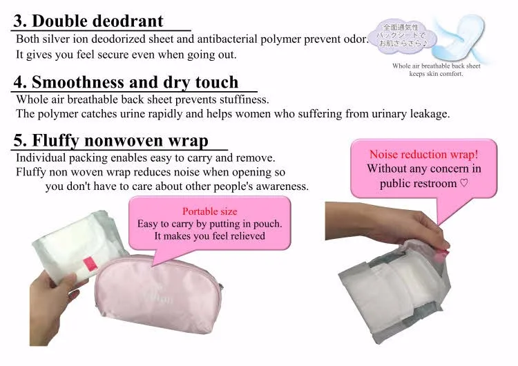 Premium And Easy To Use Urine Care Pads Light Incontinence Pad With