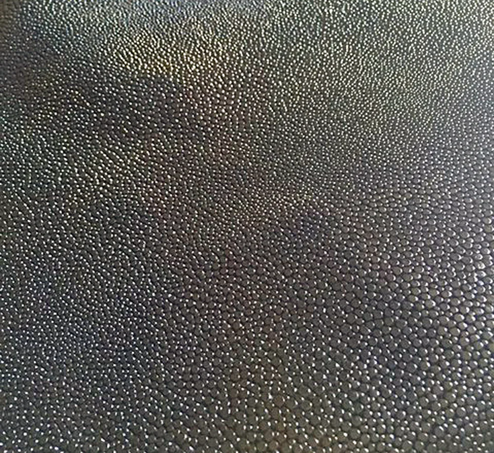 Attractive Italian Vegetable Tanned Embossed Stingray Grain Leather ...