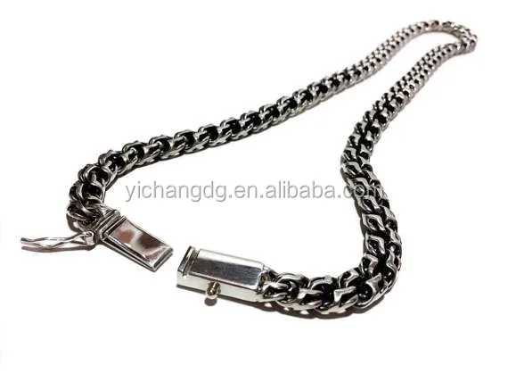 Heavy Silver Chain. Solid sterling silver 925. Men's big necklace chain 82 g.jpg