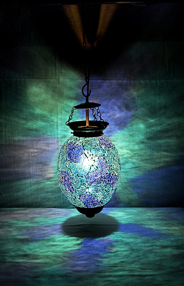 Whole Indian Hanging Lamps Blue Color Glass Ceiling Lamp Whole Indian Hanging Lamps Blue Color Glass Ceiling Lamp Modern Led Antique On