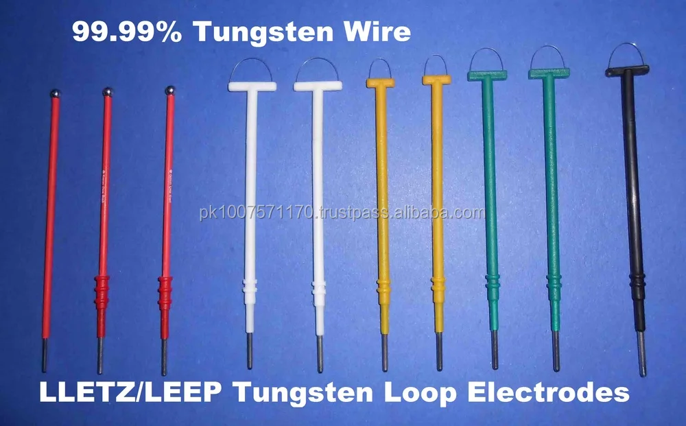 5 Pcs McK LEEP/LLETZ Electrode Argent 10 X 10 mm Tungsten Wire Loop Sterile 
