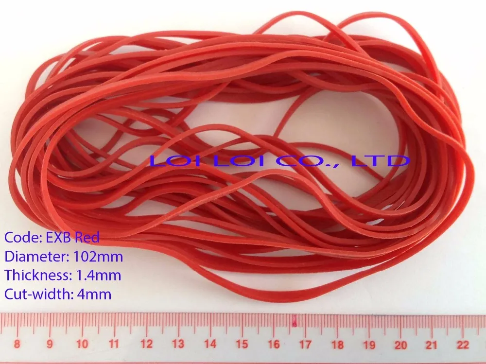 large red rubber bands