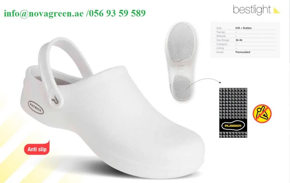 white clogs for nurses