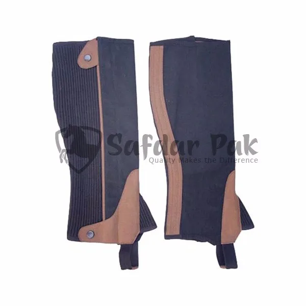 Horse Riding Chaps Neoprene Chaps With Ammara Leather Chaps - Buy Half ...
