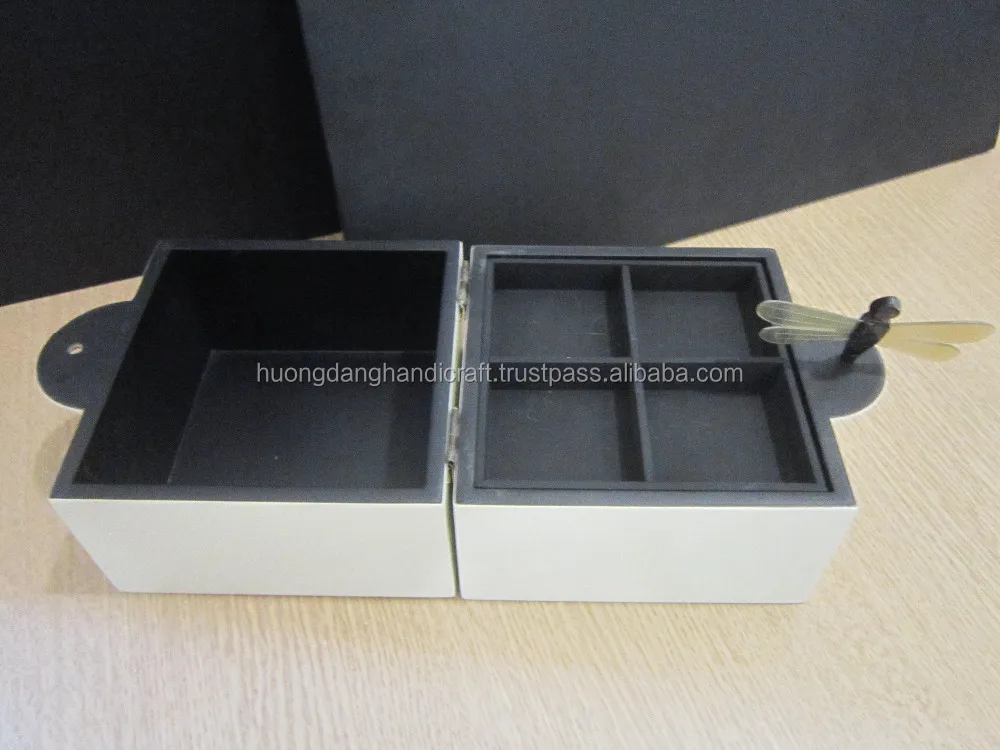 Vietnam Beautiful Handmade Jewelry Box With Dragonfly Key,Lacquer Jewelry Box Buy Lacquer Box