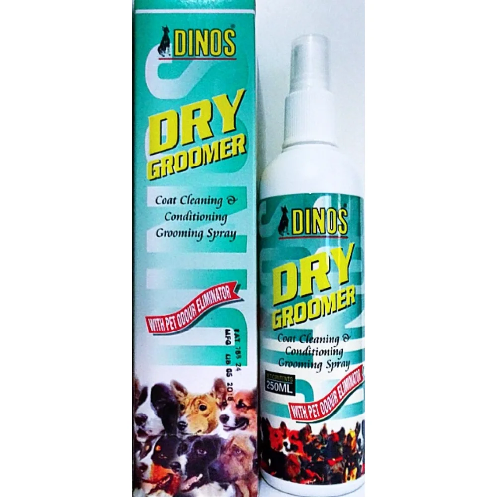 dog dry shampoo spray