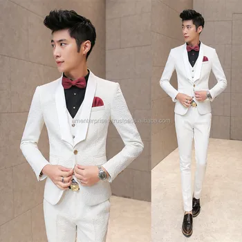 2017 Tuxedo Wedding Suit Slim Fit Suits Men 2017 Tuxedo Wedding Suit Slim Fit Suits Men White