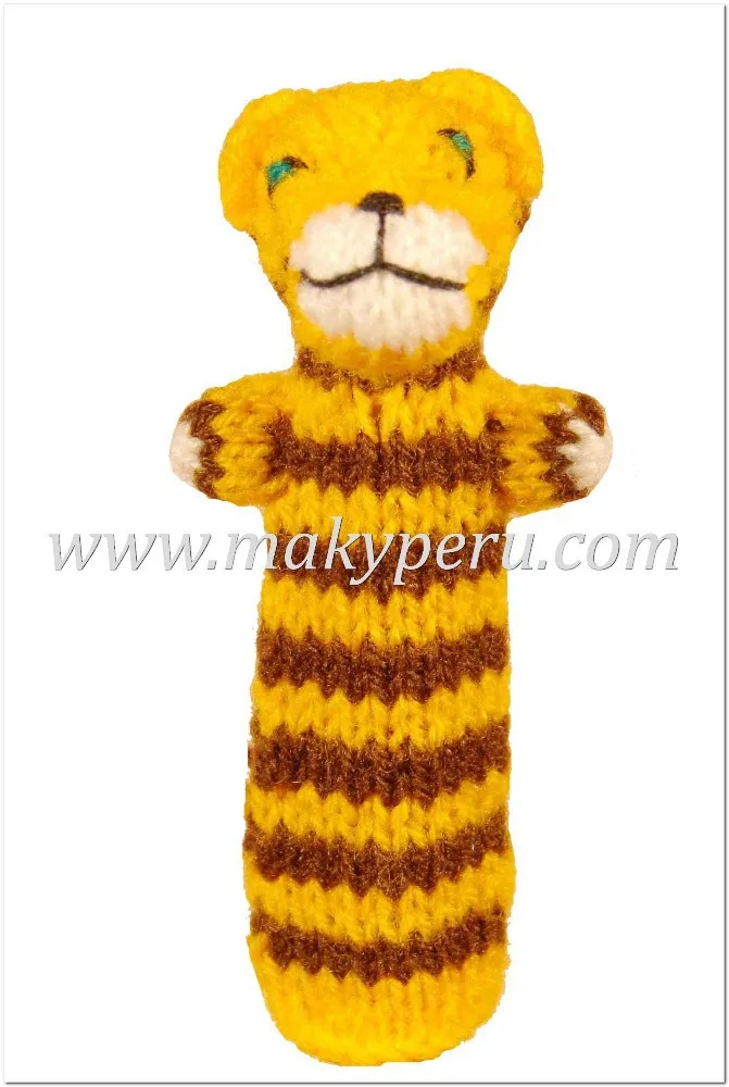 tiger finger puppet