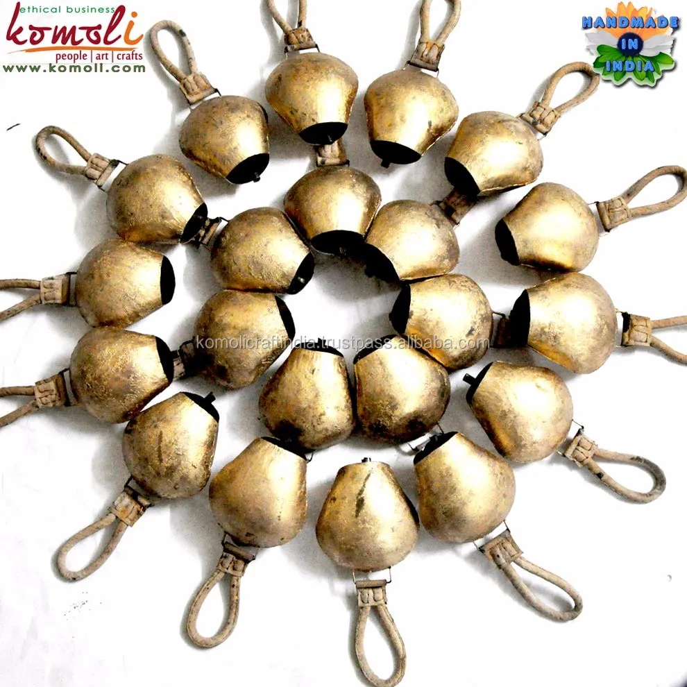 Iron Metal Sheet Red Jumbo Cast Iron Cow Bell Cow Bells Garden Home