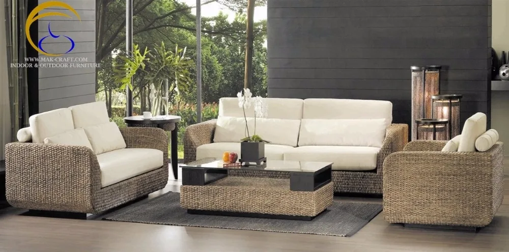 Nuevo Diseño de Muebles de Sala Muebles De Rattan Mimbre Jacinto De