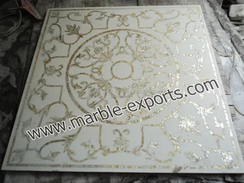 White Square Mother Of Pearl Marble Inlay Table Top Italian White Square Mother Of Pearl Marble Inlay Table Top Italian Pietre Dure Quartz Stone Product On Alibaba