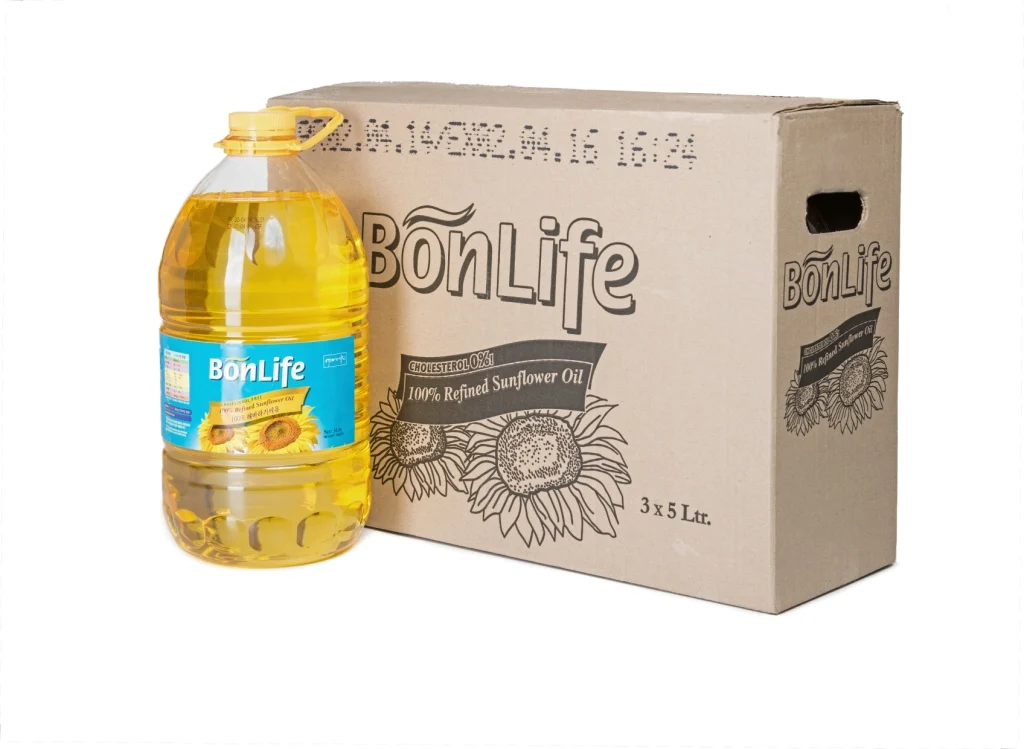 Bonlife Sunflower Oil 5l Pet Kosher Certified,Produced In Ukraine