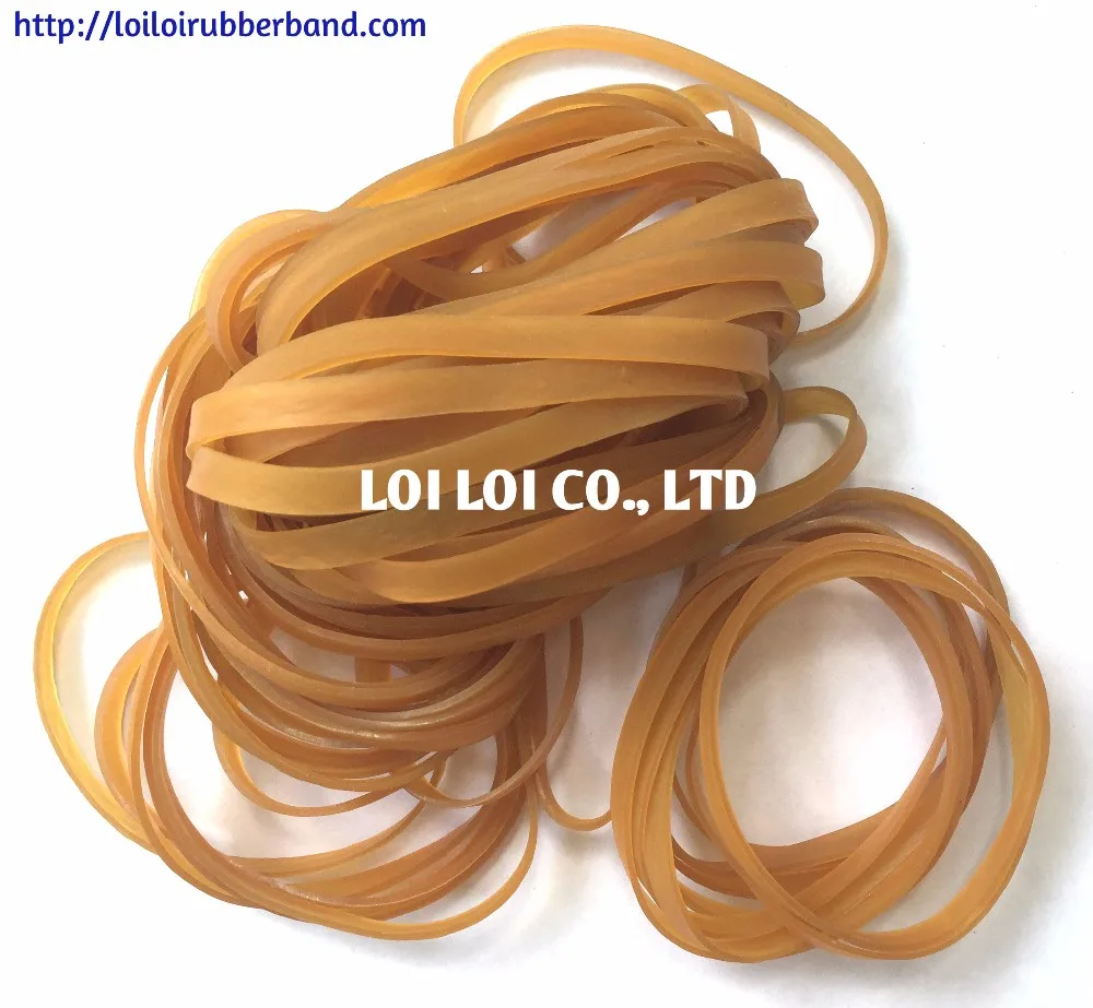 100 Natural Flat Rubber Band Epdm Color Transparent Flat Elastic