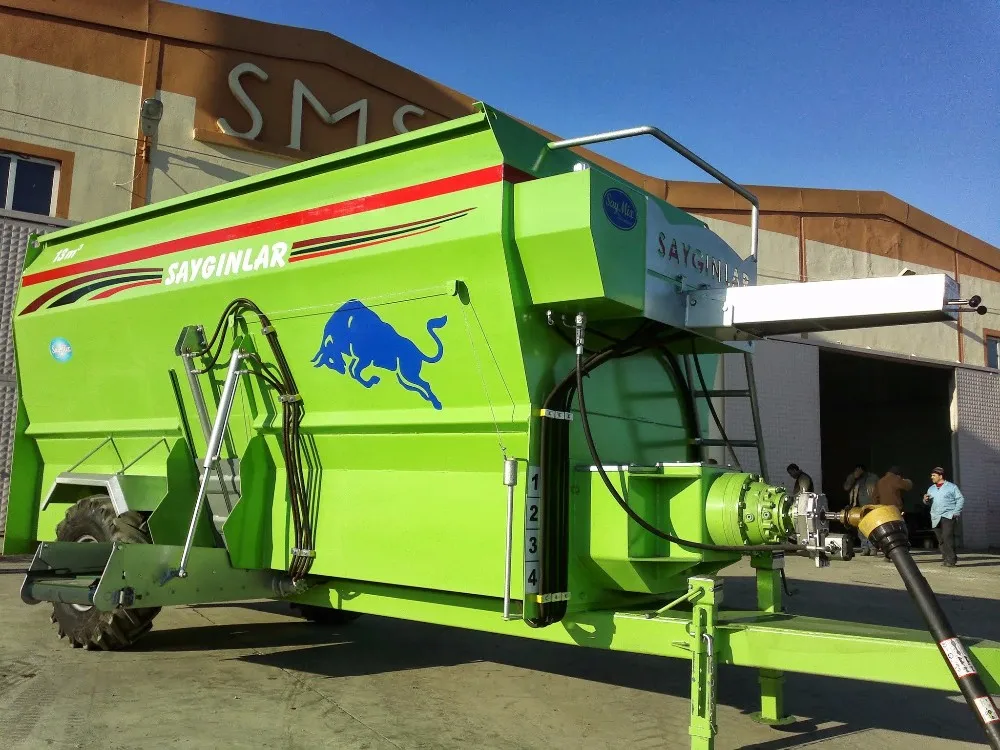 Horizontal Auger Tmr Mixer For Sale High Quality Digital Loadcell 13m3