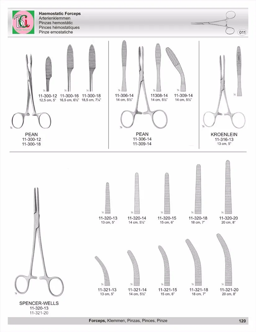 Stille-crafoord Haemostatic Forceps &sarot Haemostatic Forceps - Buy ...