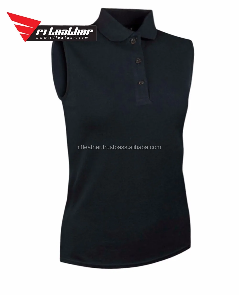 golf sleeveless polo shirts womens