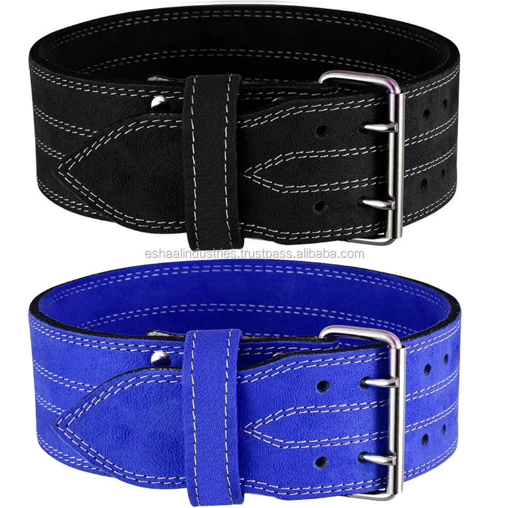 Competition Powerlifting Belt Double Prong Buckle Weightlifting