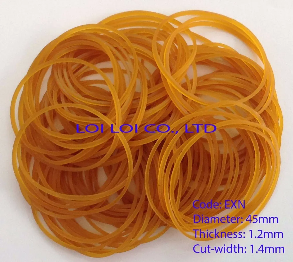 2017 Hot Sale High Quality Rubber Bands Unbreakable Yellow Rubber Band Made From Vietnam