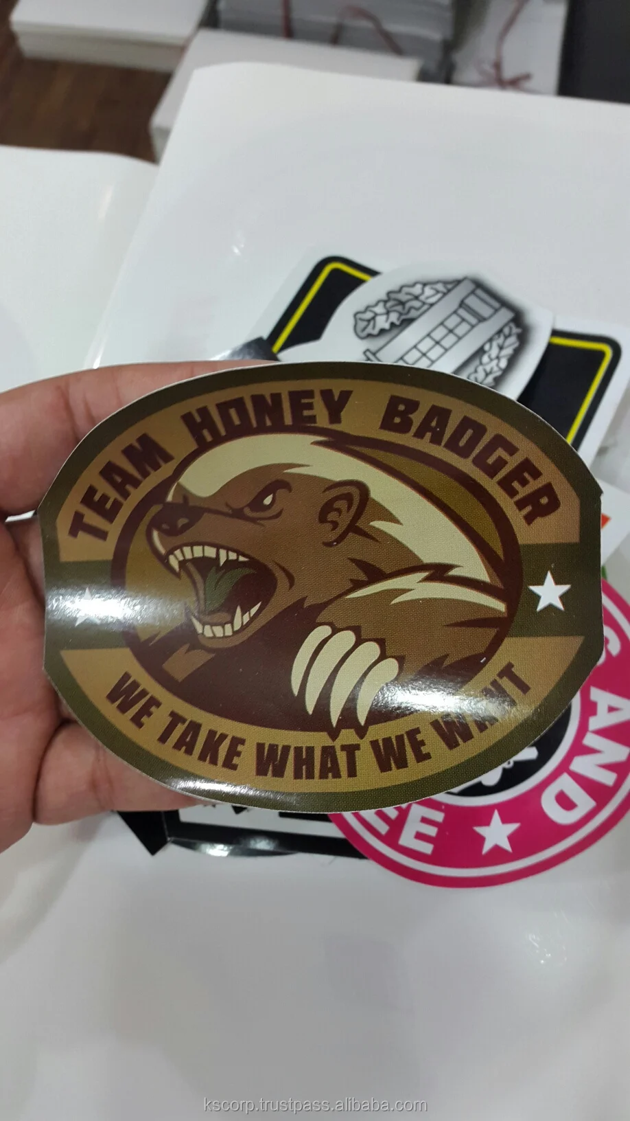 Custom Bumper Car Stickers Waterproof Die Cut Vinyl Car Bumper