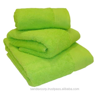 dark green bath towels