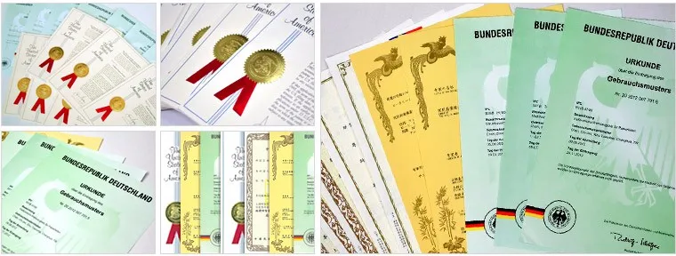 patent certifications