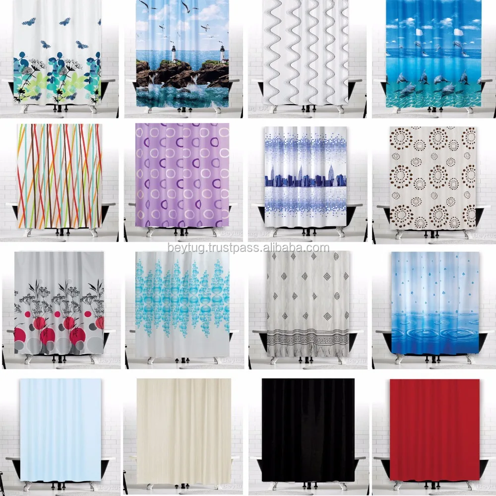 extra long and wide shower curtain liners