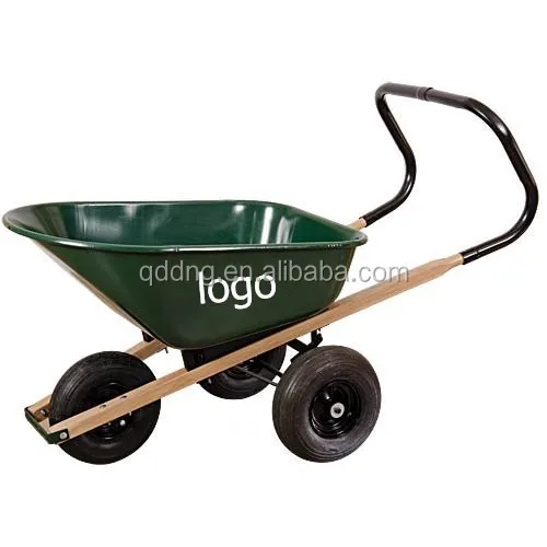 Three Tyre Wheelbarrow With Total Control Handle Farm Wheel Barrow With