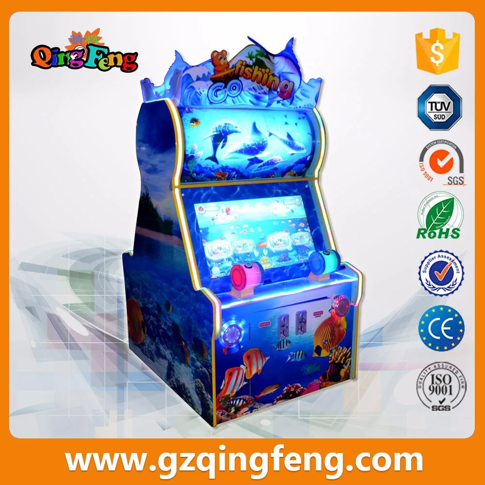 high quality 4 players Go Fishing console arcade video hunt fish game machine for kids