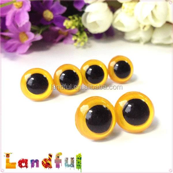 15mm Handmade Stuffed Toys Plastic Yellow Safety Doll Eyes Buy