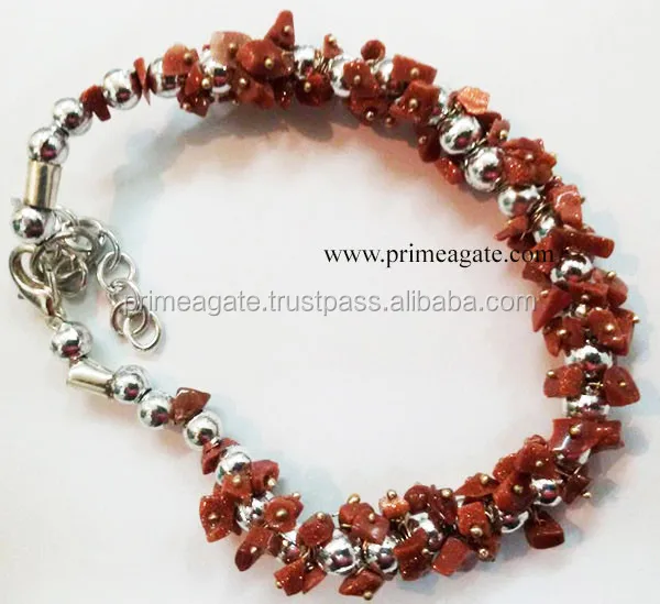 Pulsera De Piedras Preciosas Bolas De Chip De Cristal Curación Reiki Chakra de la nueva era