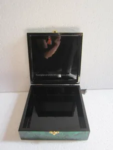 selling high quality lacquer box/ jewelry box/wooden box with 100% handicraft and natural materials