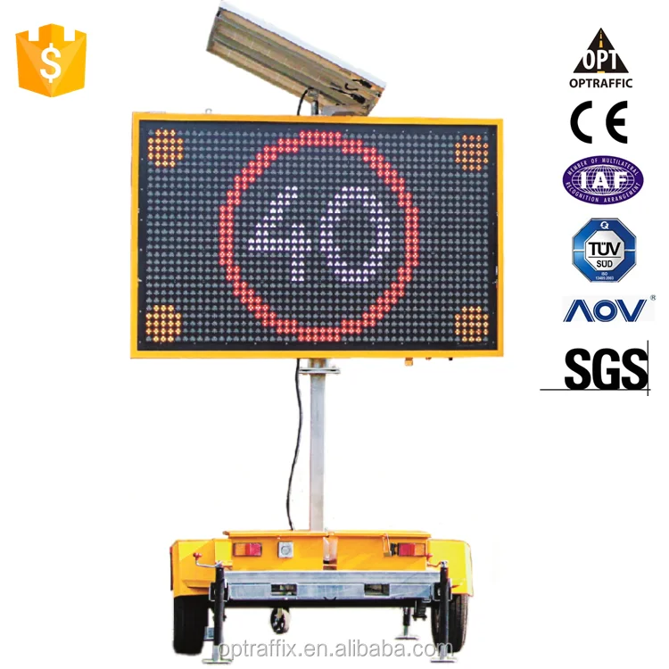 N1004 Ce En12966 Portable Outdoor Led Signs,Mobile Led Display Trailer
