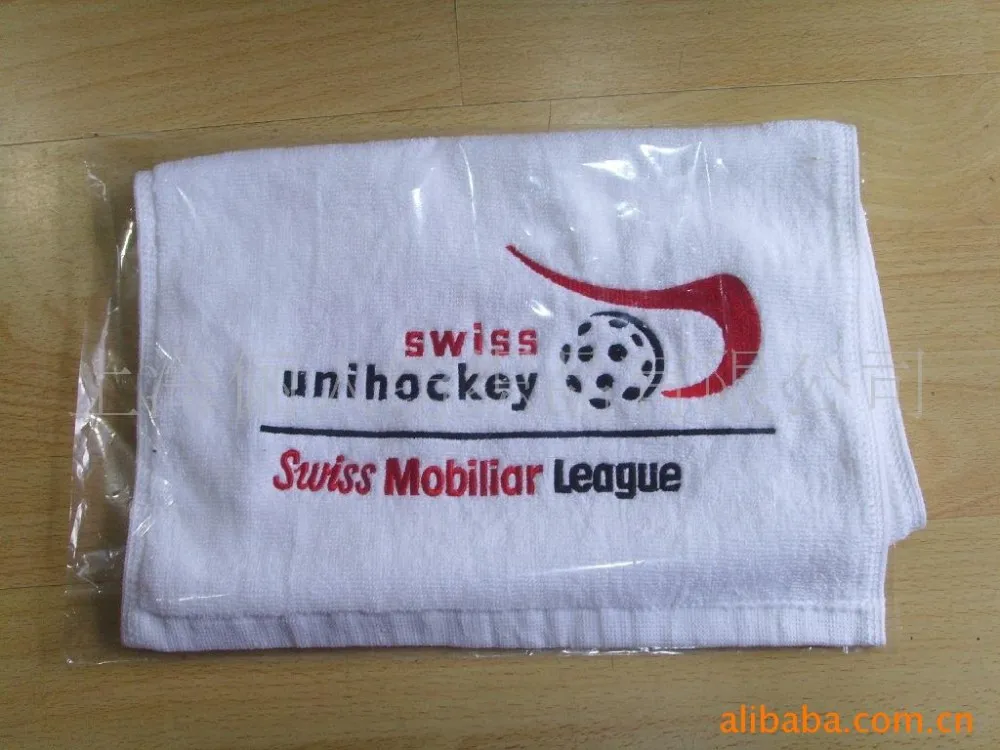 100 Cotton Custom Logo Design Embroidered Gym Sport Towels Buy