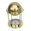 Solid Brass Globe Standing Compass- beautiful and functional Solid Brass desk compass CHCOM178