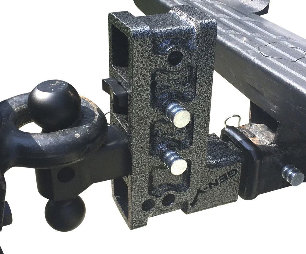 Geny 324,2" Drop Pintle Hitch Combo,Solid Shank Drop Hitch,Pintle,Drop