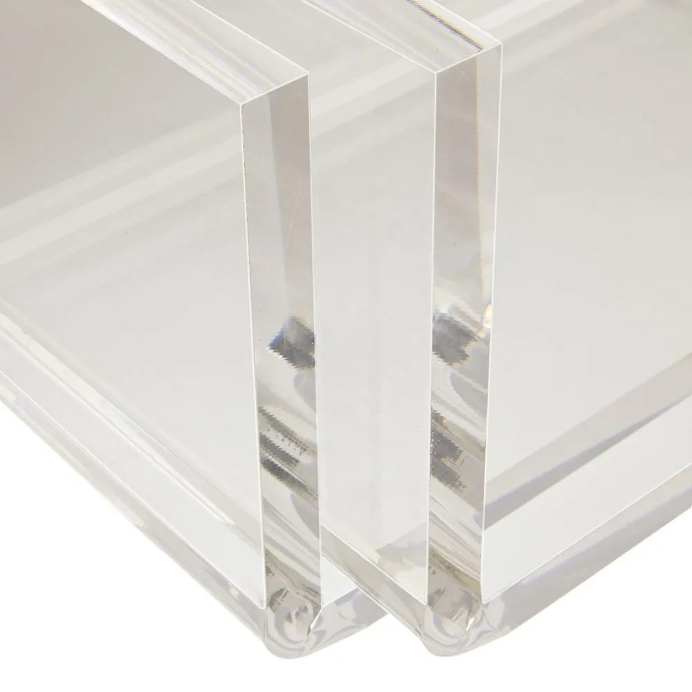 Wholesale cheap clear plastic acrylic bookends, View wholesale bookends