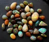AA Quality Natural Yellow & Brown Ethiopian Opal Multi Shape 5-8 Carat Range Cabochons With Play Of Fire Loose Gemstone