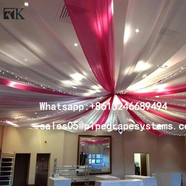 Stand Pipe And Drape Wedding Tent Wall Backdrop Ceiling Drapes