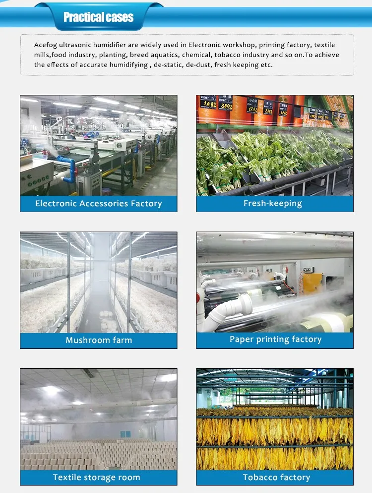 Acefog Shimeji Mushroom Grow Industrial Cooling Fog Mist Humidifier